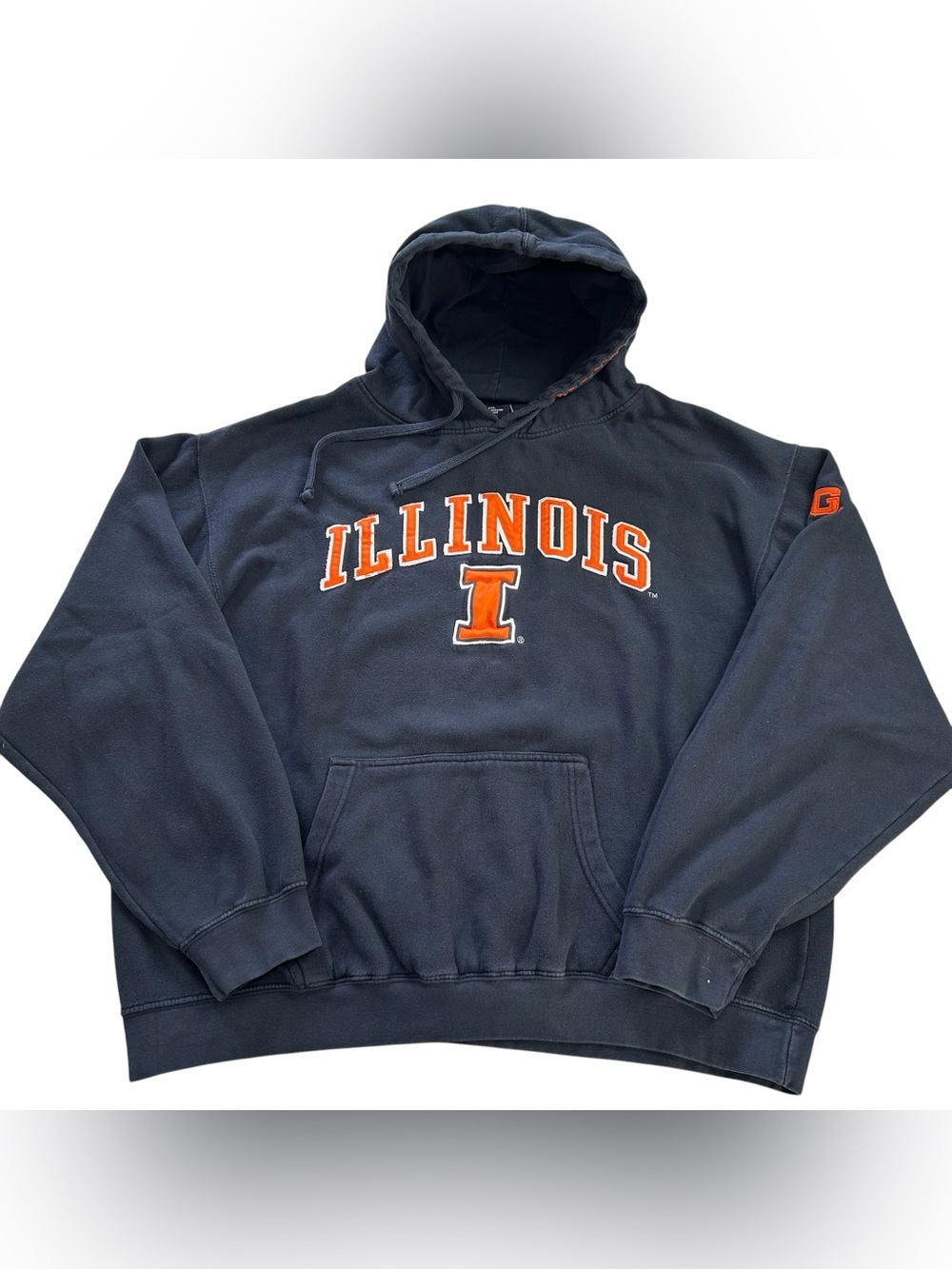 Blue 84 University of Illinois Fighting Illini Stitched Heavyweight Hoodie 2XL